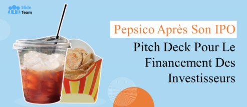 PepsiCo Post IPO Financement des investisseurs Elevator Pitch Deck