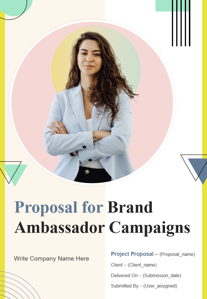 Proposal for Brand Ambassador Campaigns
