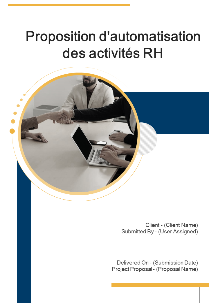 Proposition d'automatisation des activités RH Proposition d'automatisation des activités RH
