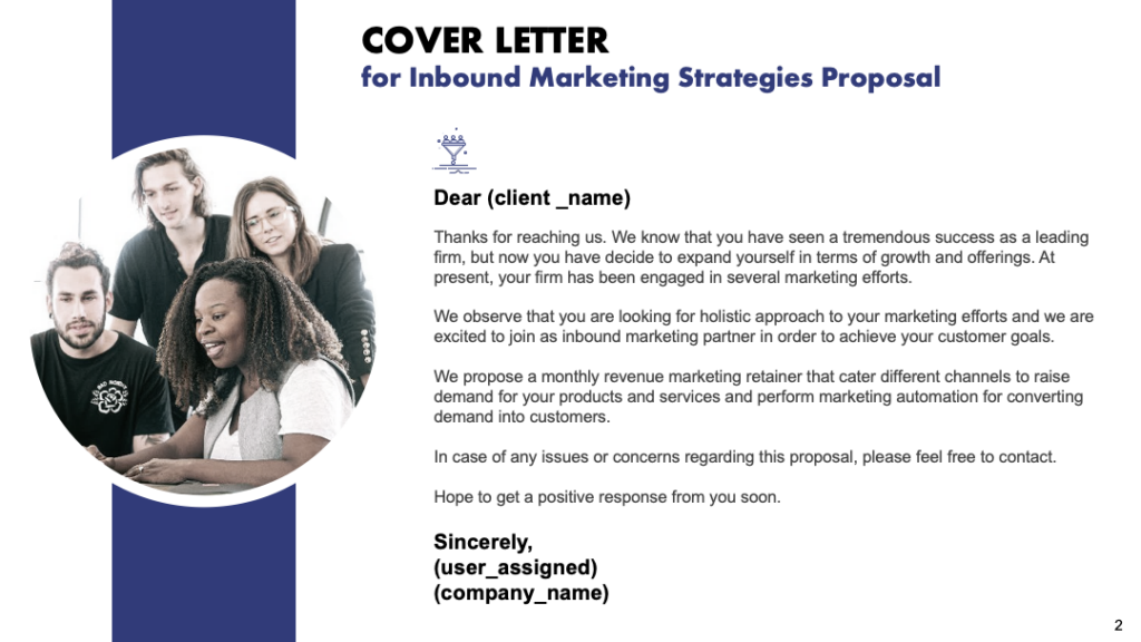 Template 1: Cover Letter PPT Template