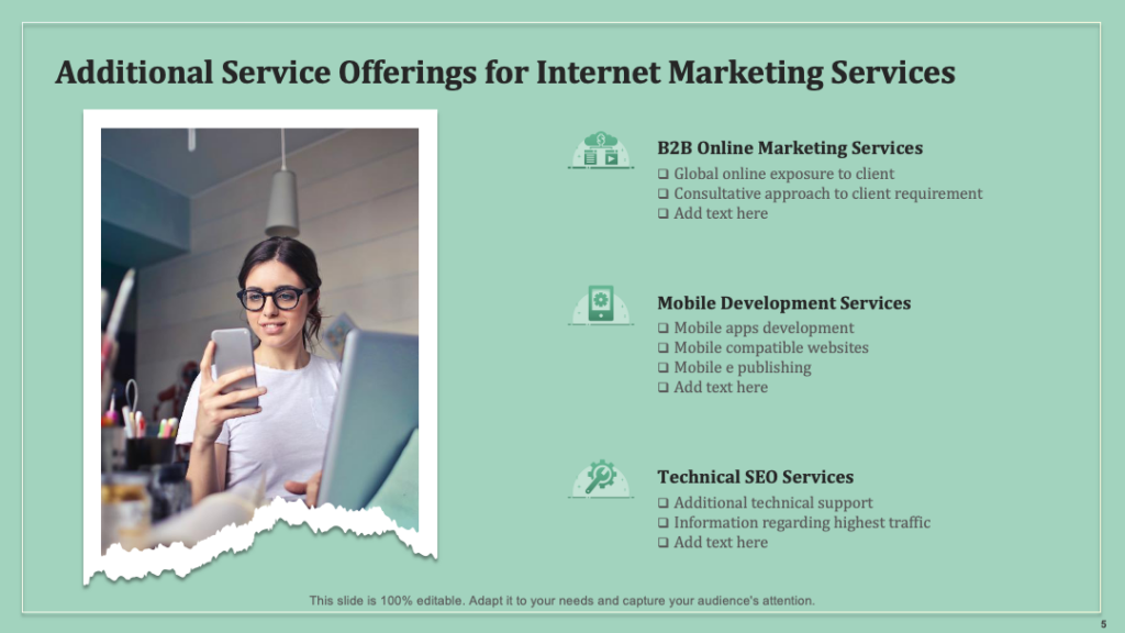 Additional Service Offerings PPT Template 