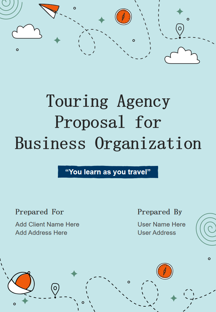 Touring Agency Proposal for Business Organization