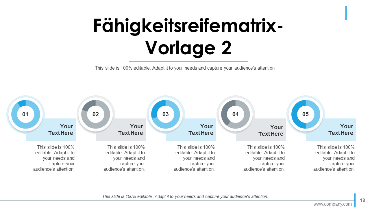  Fähigkeitsreifematrix-Vorlage