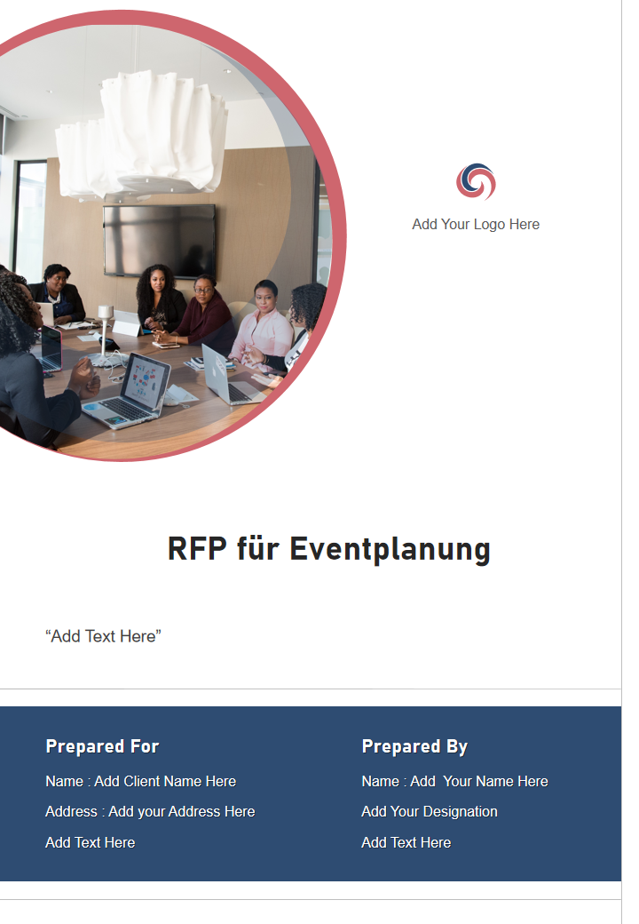 RFP für Eventplanung RFP für Eventplanung