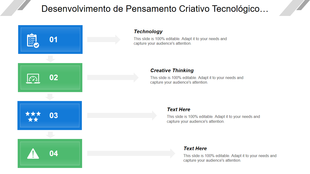 Desenvolvimento de Pensamento Criativo Tecnológico… Desenvolvimento de Pensamento Criativo Tecnológico…