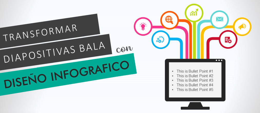 Cómo convertir diapositivas ordinarias con viñetas en diapositivas infográficas cautivadoras