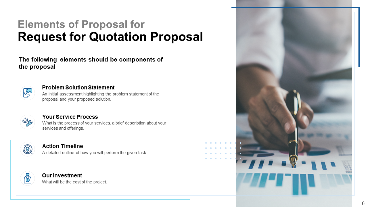 Elements of Proposal for Request for Quotation Proposal