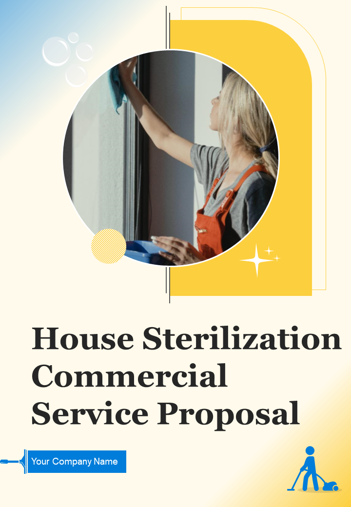 House Sterilization Commercial Service Proposal