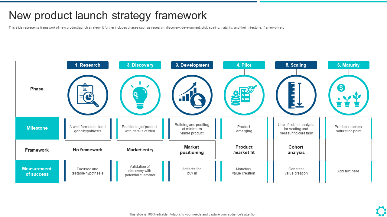 New product launch strategy framework