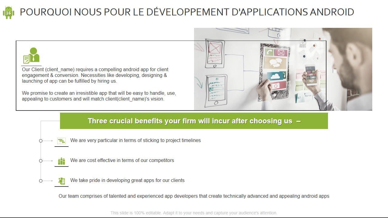 POURQUOI NOUS POUR LE DÉVELOPPEMENT D'APPLICATIONS ANDROID