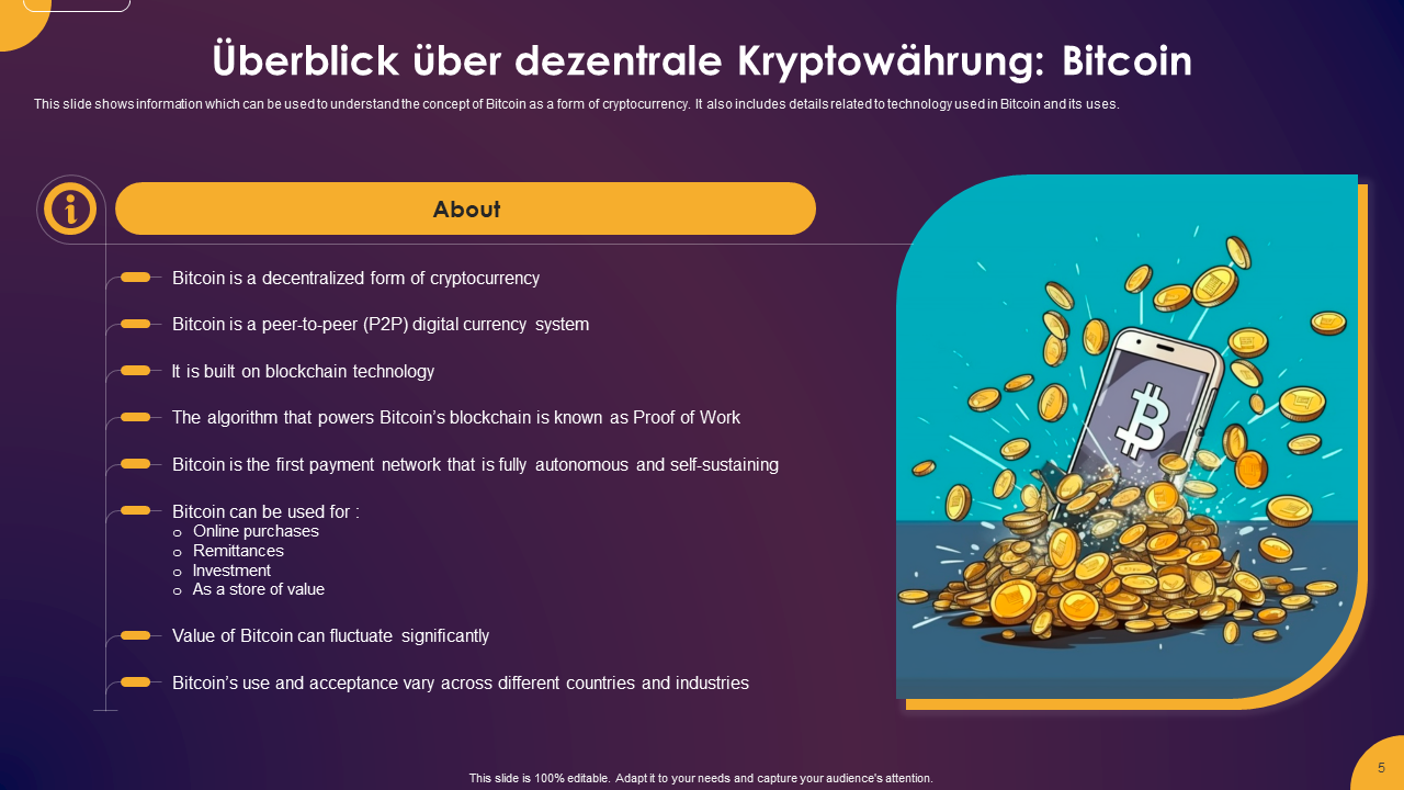 Überblick über dezentrale Kryptowährung Bitcoin Überblick über dezentrale Kryptowährung Bitcoin