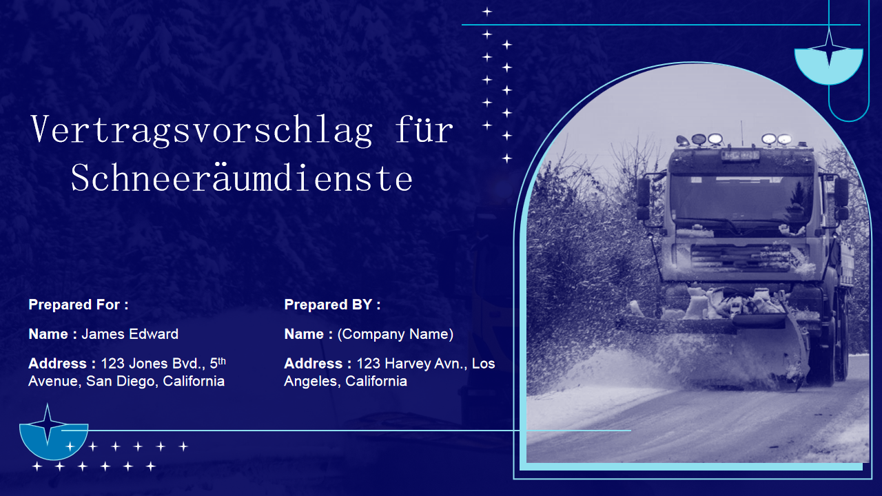 ertragsvorschlag f&uuml;r Schneer&auml;umdienste