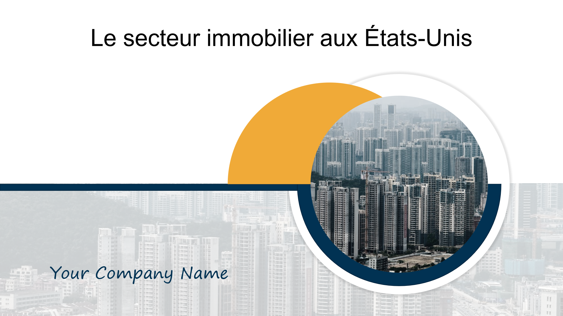  Le secteur immobilier aux &Eacute;tats-Unis 