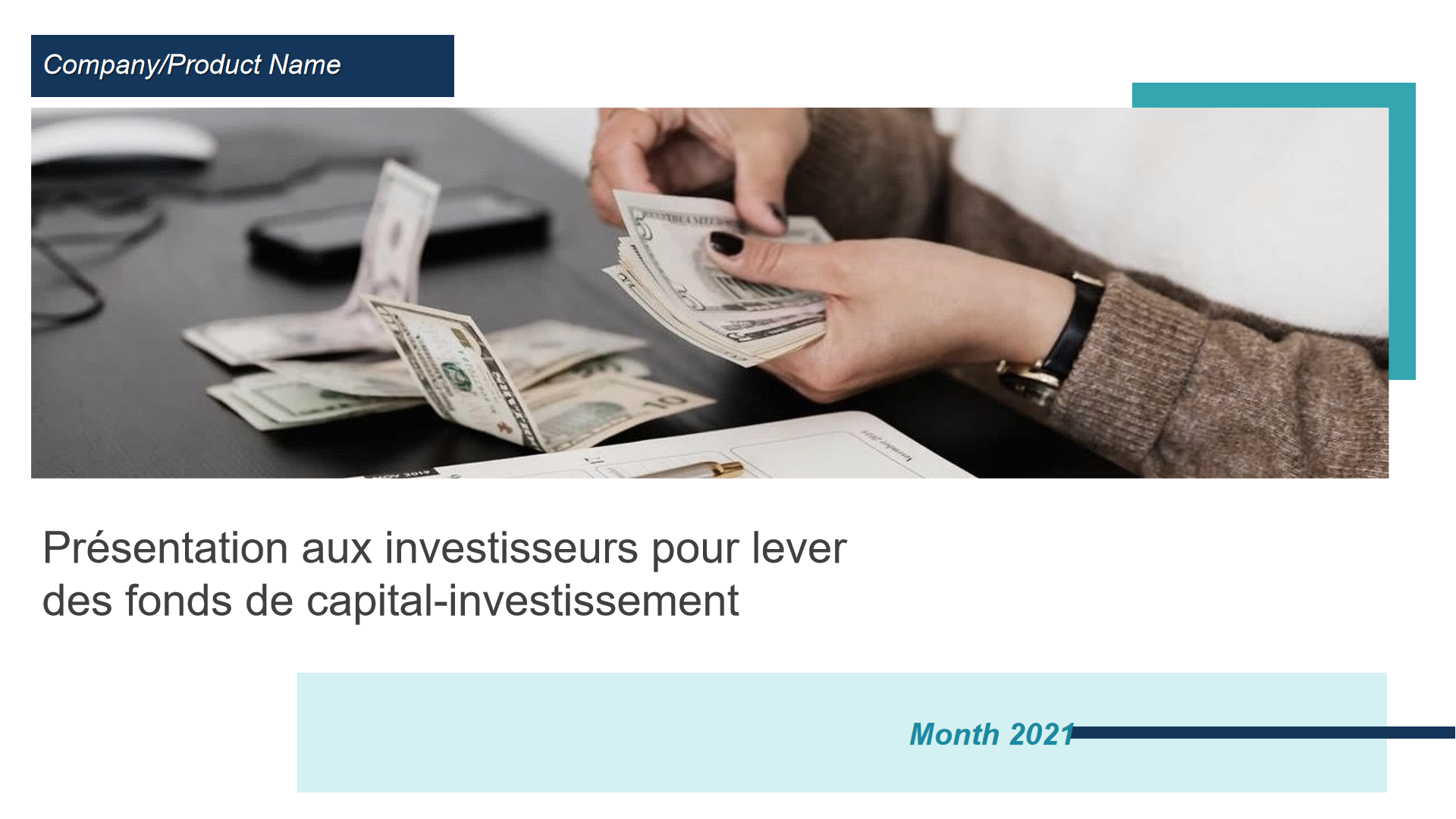 Pr&eacute;sentation aux investisseurs pour lever des fonds de capital-investissement