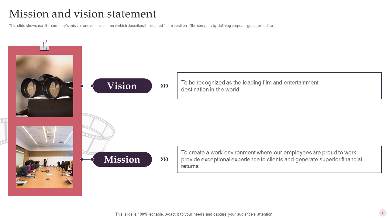 Mission and vision statement