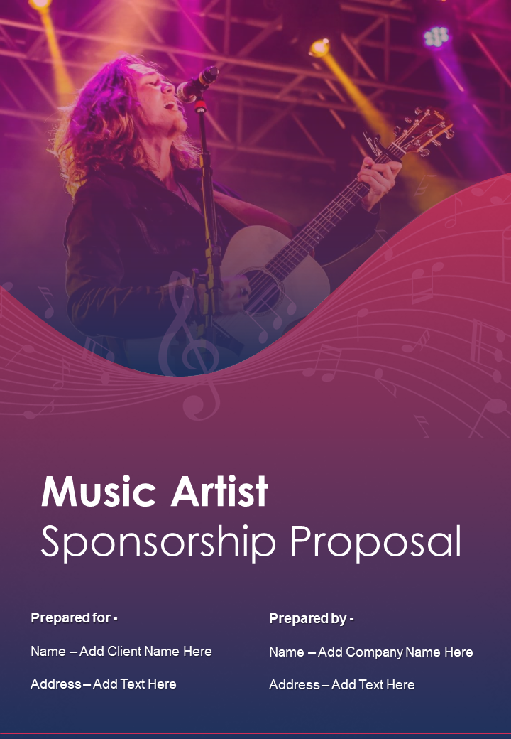 Music Artist Sponsorship Proposal