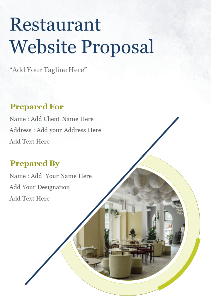 Restaurant Website Proposal