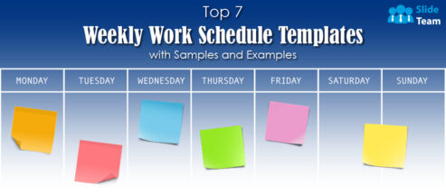 Top 7 Weekly Work Schedule Templates with Samples and Examples