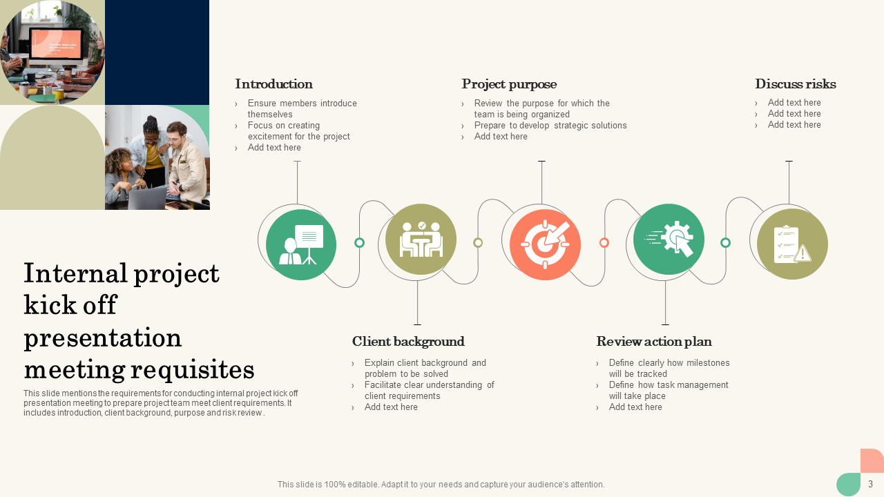 Internal Project Kick-Off Presentation Meeting Requisites Internal Project Kick-Off Presentation Meeting Requisites