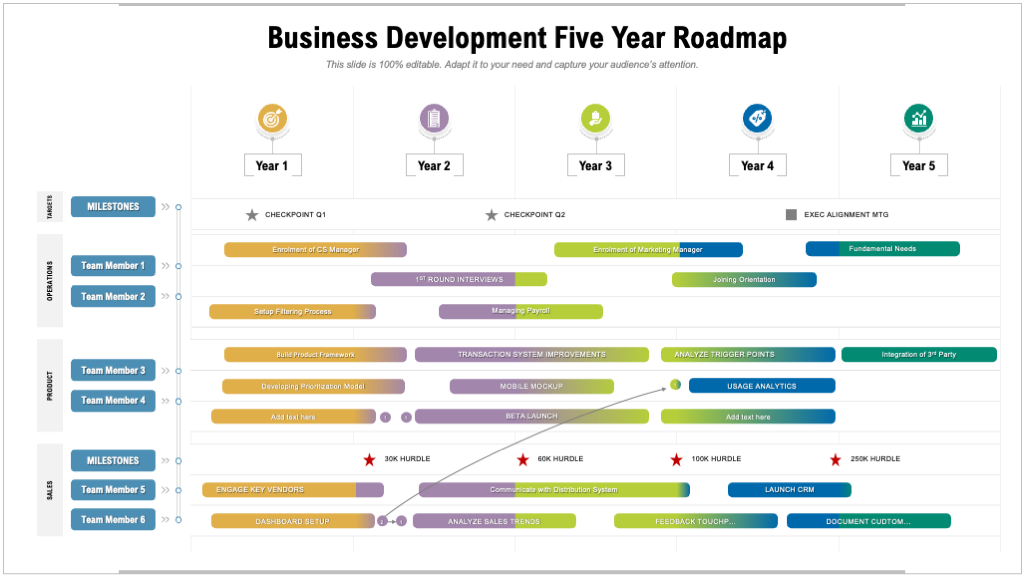 Business Development Five-Year Roadmap