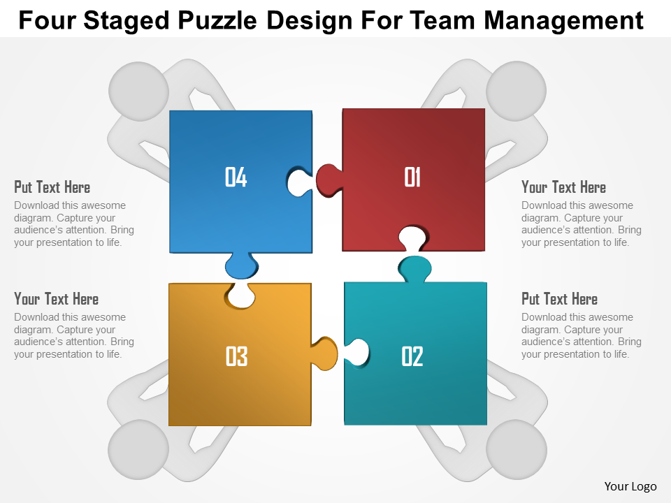 Four Staged Puzzle Design For Team Management