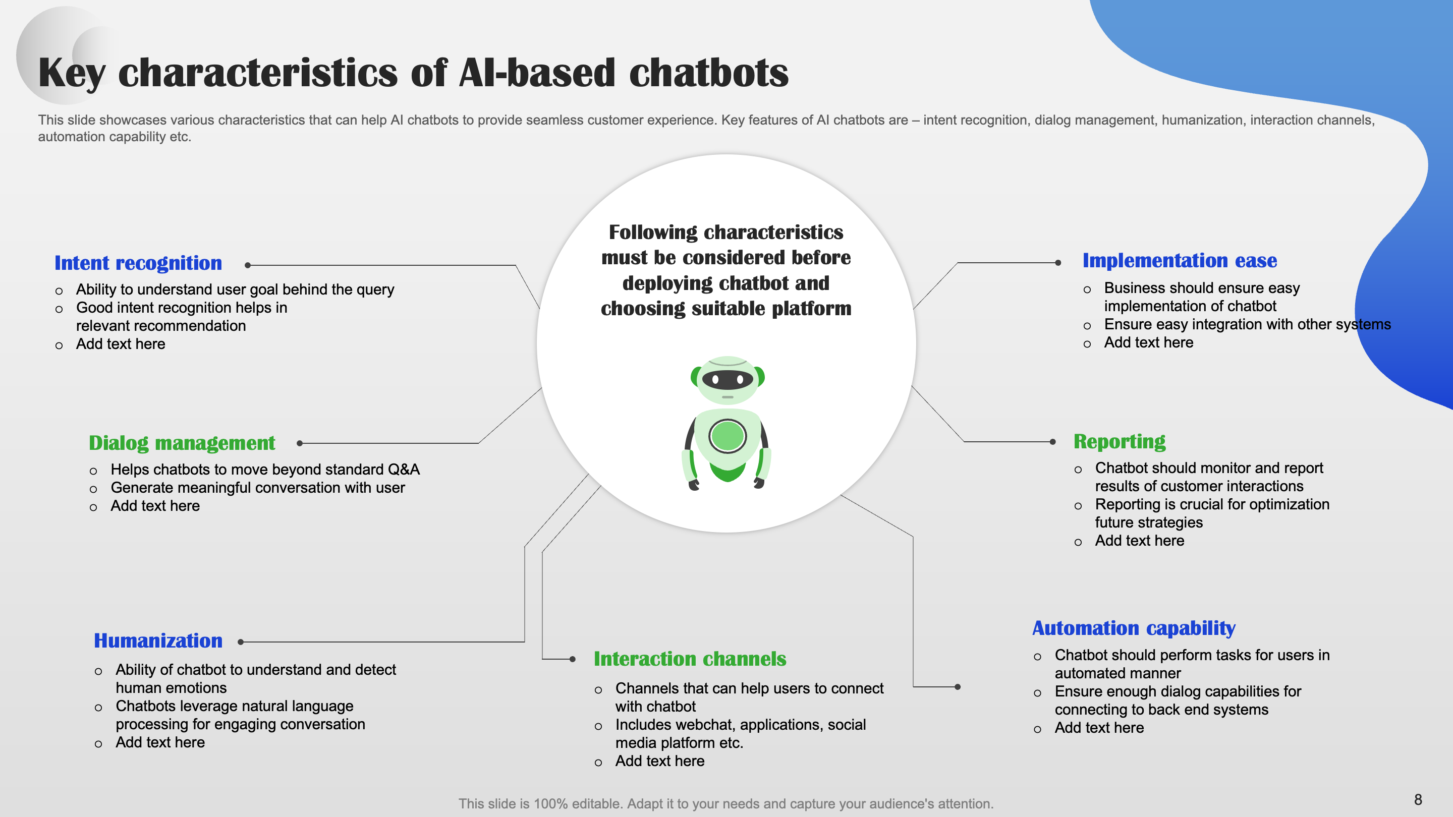 Key Characteristics of AI-Based Chatbots