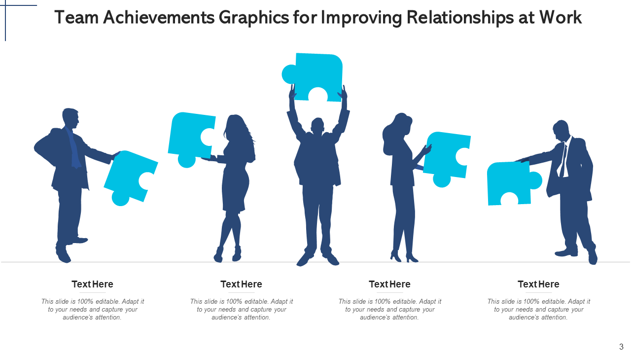 Team Achievements Graphics for Improving Relationships at Work