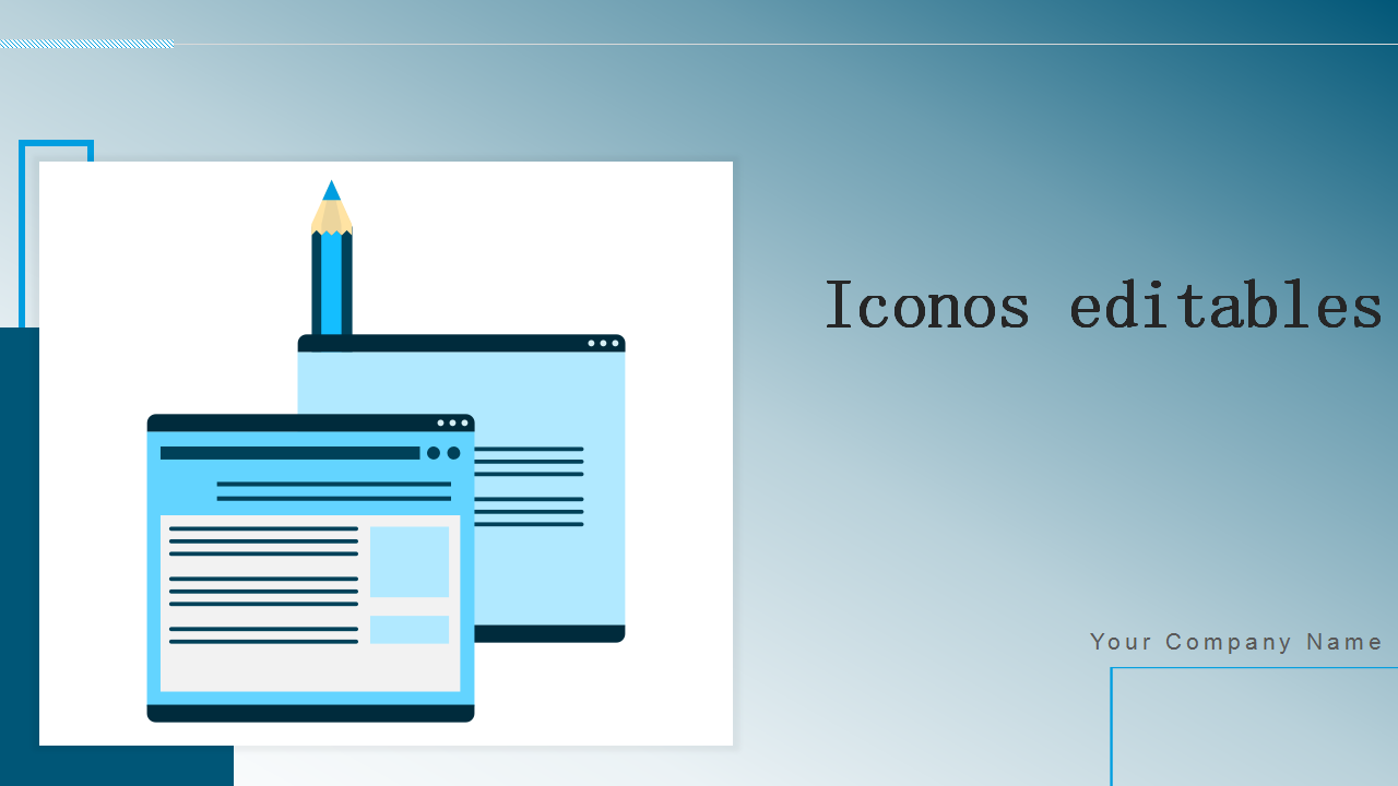  Iconos editables