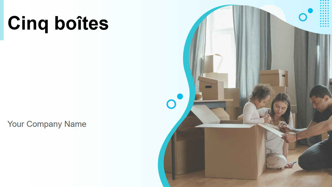 Cinq boîtes Cinq boîtes
