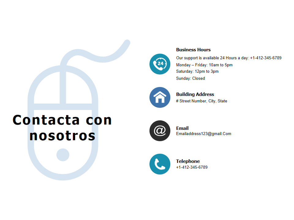 Contacta con nosotros Contacta con nosotros