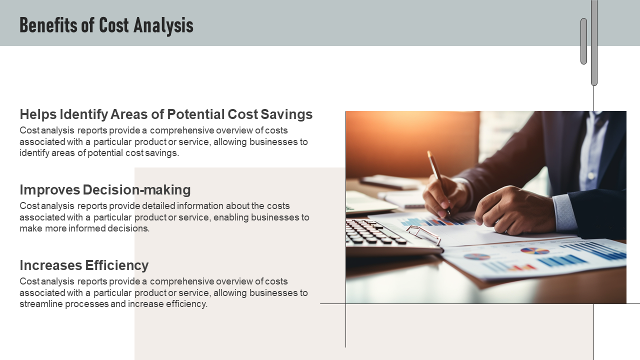 Benefits of Cost Analysis