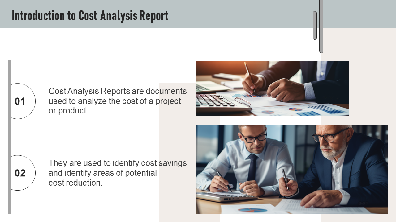 Introduction to Cost Analysis Report