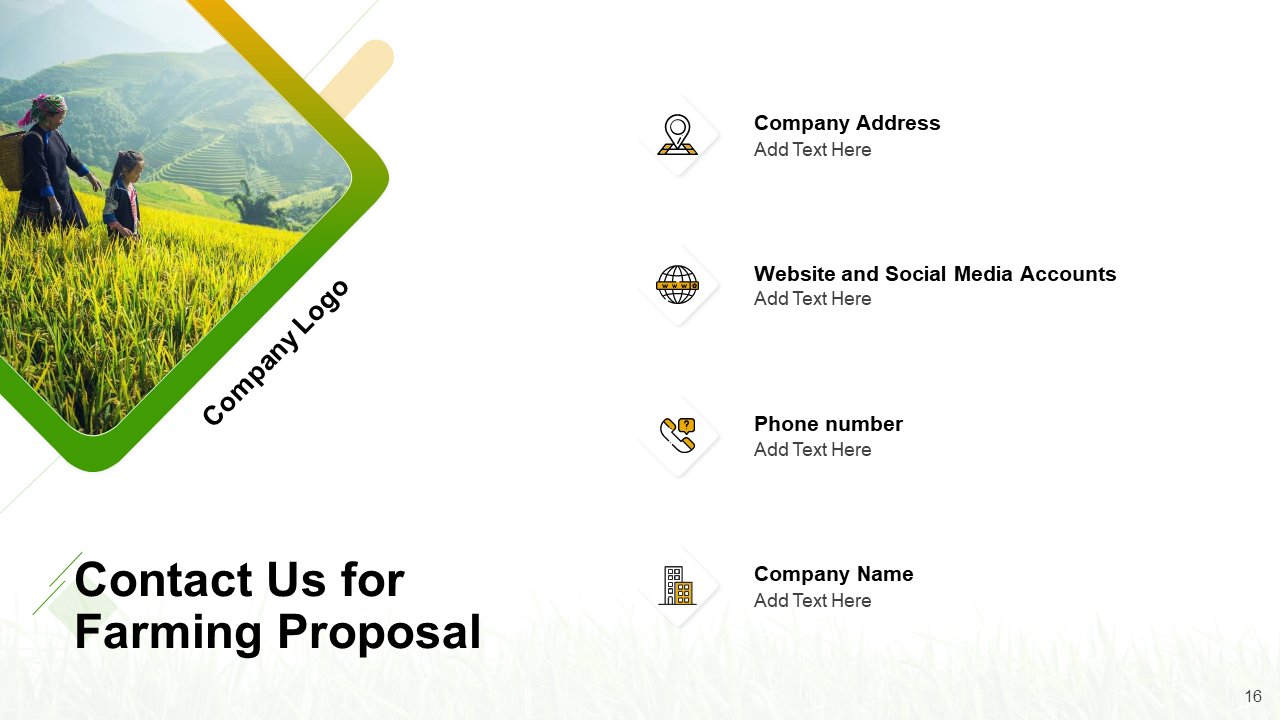 Contact Us for Farming Proposal Contact Us for Farming Proposal