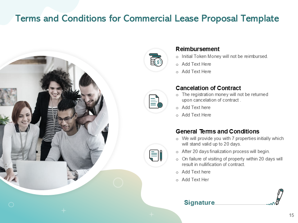 Terms and Conditions for Commercial Lease Proposal Template Terms and Conditions for Commercial Lease Proposal Template
