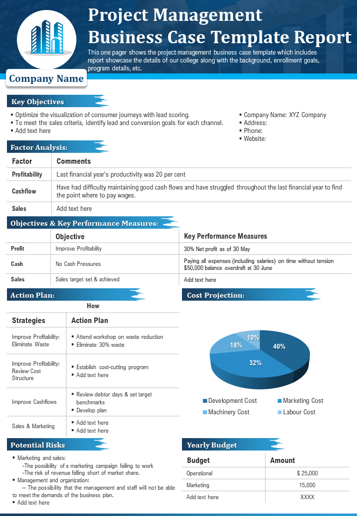 project_management_business_case_template_report_presentation_ppt_pdf_document project_management_business_case_template_report_presentation_ppt_pdf_document