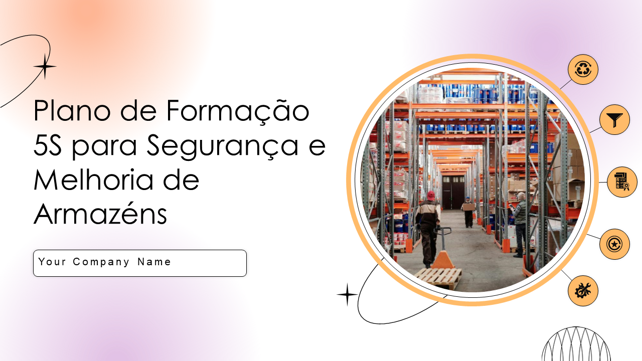 Plano de Formacao 5S para Seguranca e Melhoria de Armazens