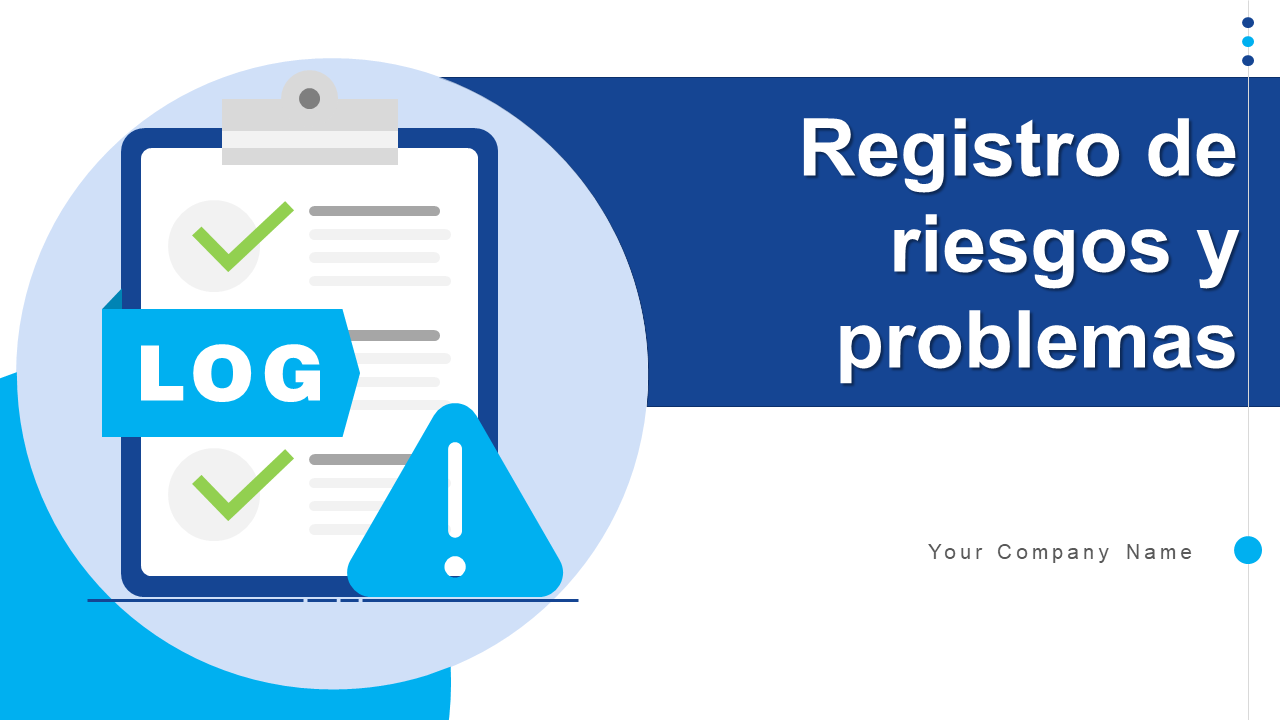 Registro de riesgos y problemas Registro de riesgos y problemas
