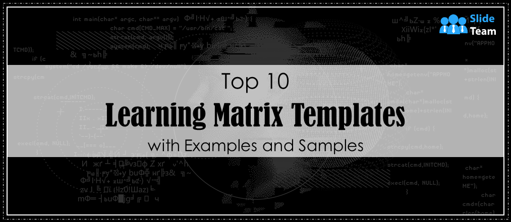 Top 10 Learning Matrix Templates with Examples and Samples