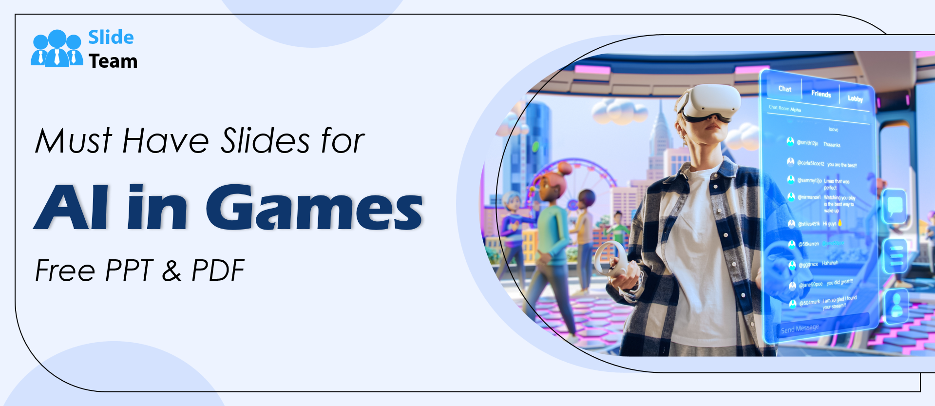 Must Have Slides for AI in Games- Free PPT & PDF