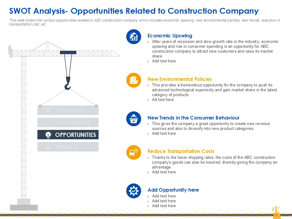 swot analysis opportunities related to construction company swot analysis opportunities related to construction company