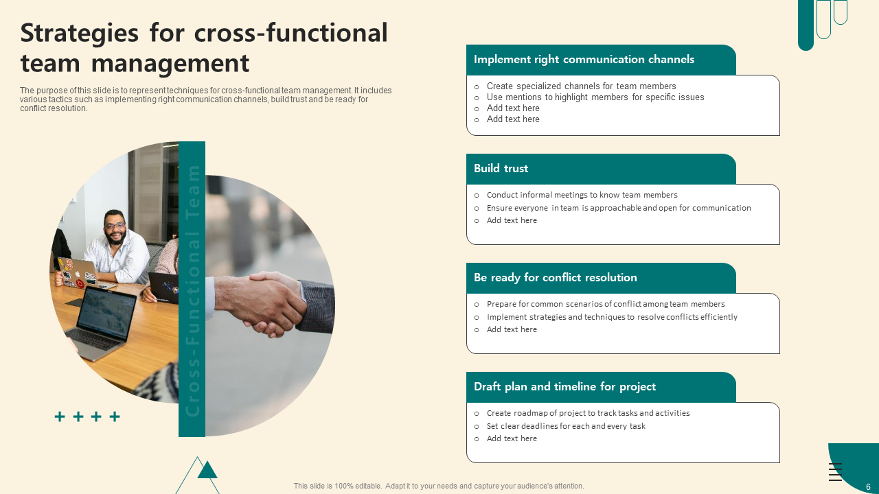 strategies for cross functional team management