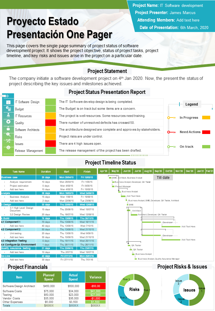 Proyecto Estado Presentacion One Pager 1 Proyecto Estado Presentacion One Pager 1