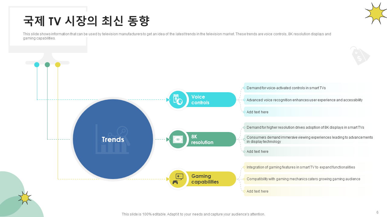 국제 TV 시장의 최신 동향