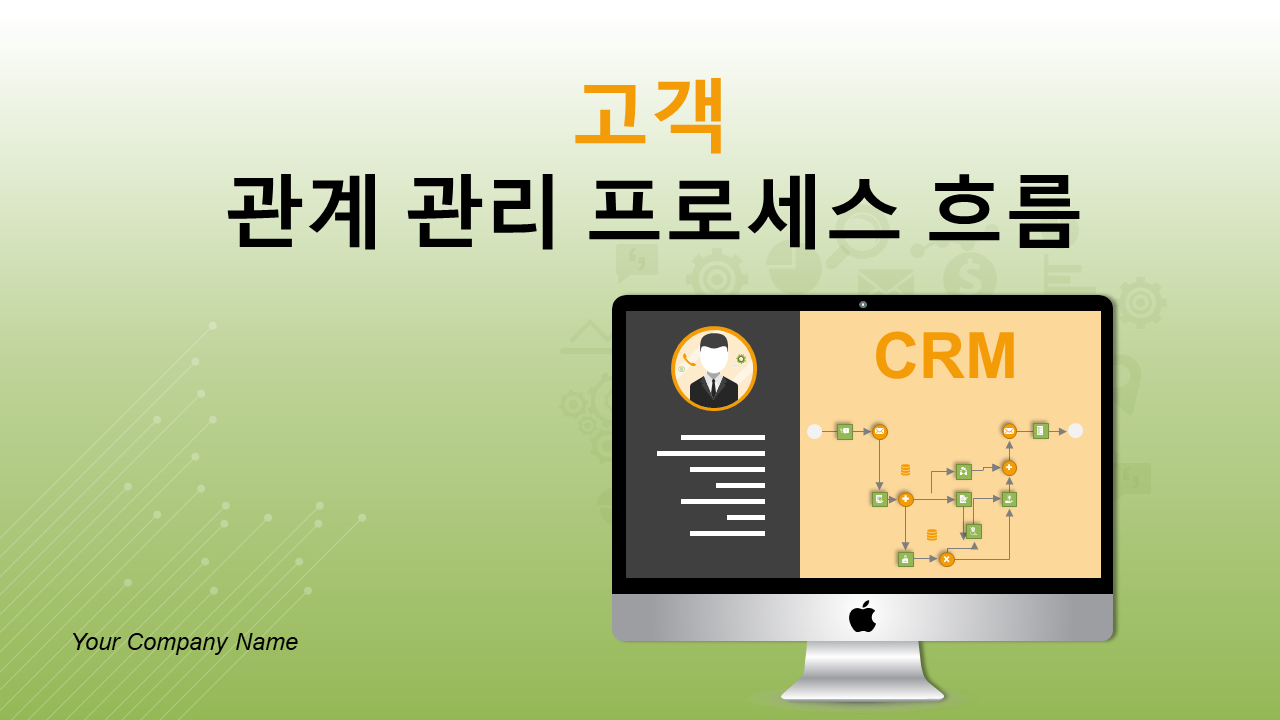 고객 관계 관리 프로세스 흐름 고객 관계 관리 프로세스 흐름
