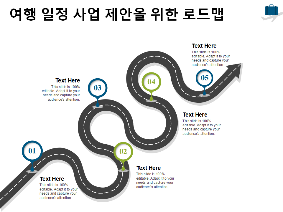 여행 일정 사업 제안을 위한 로드맵