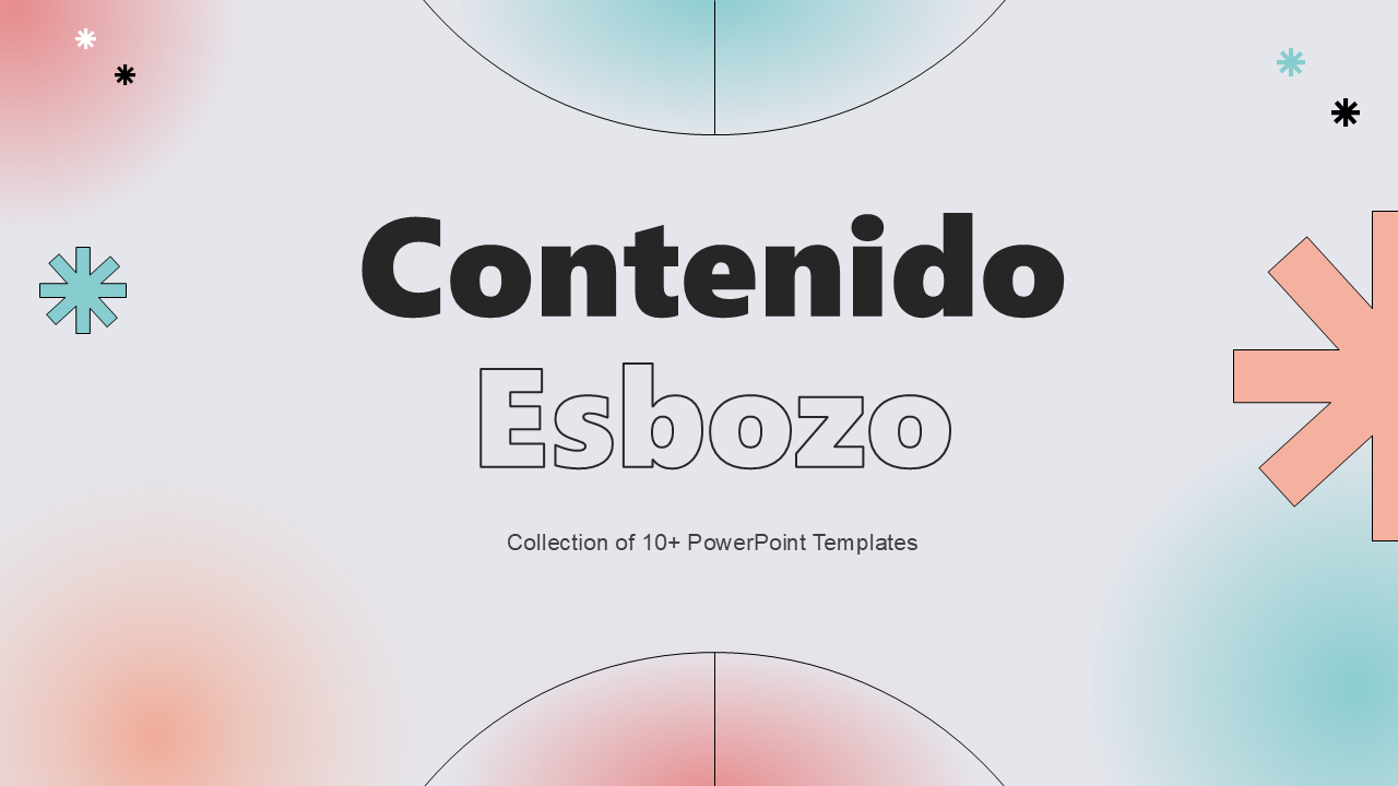 Contenido Esbozo