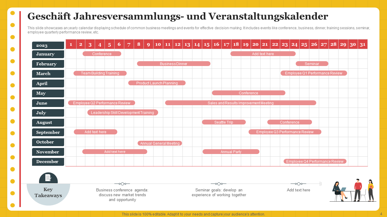 Geschäft Jahresversammlungs- und Veranstaltungskalender Geschäft Jahresversammlungs- und Veranstaltungskalender