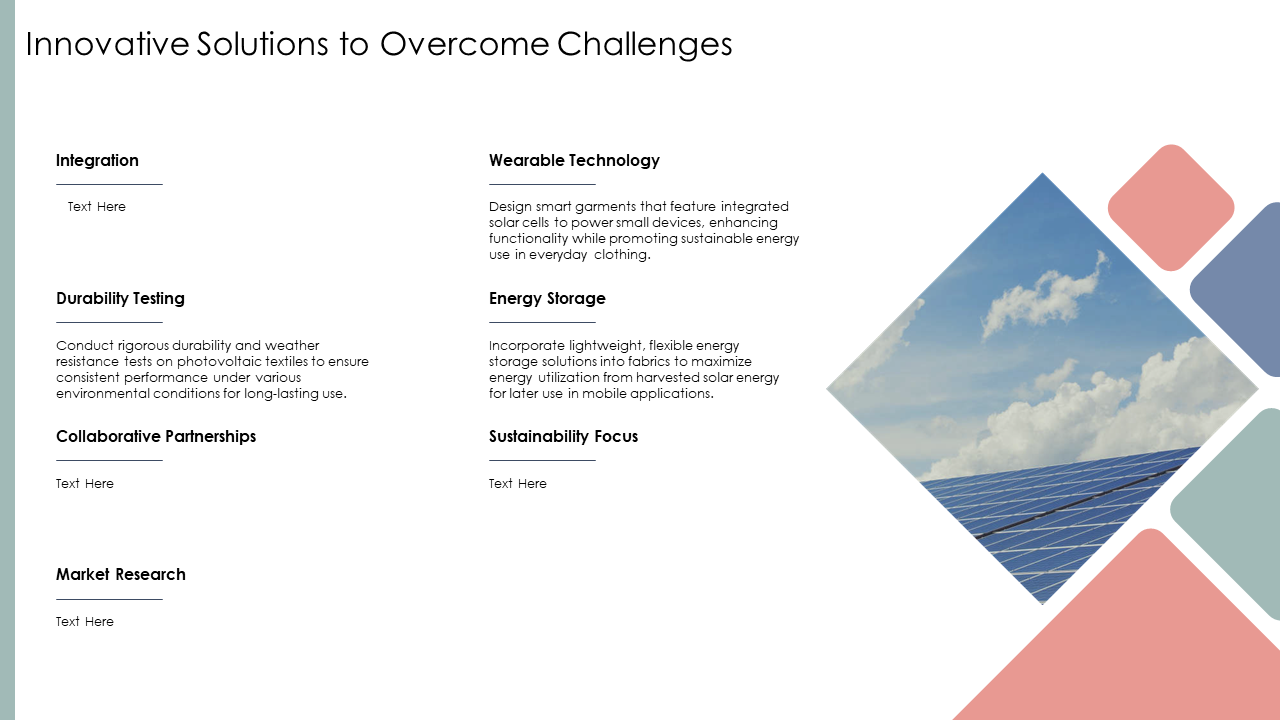 innovative solutions to overcome challenges