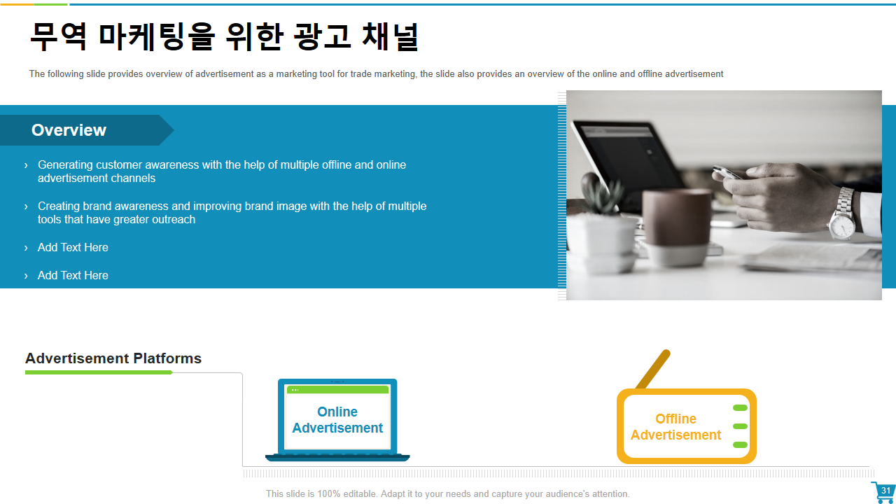 무역 마케팅을 위한 광고 채널