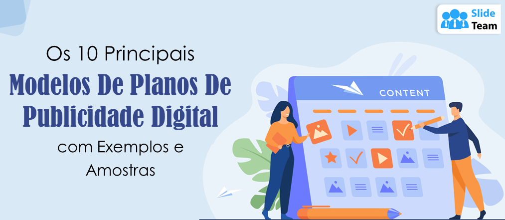Os 10 principais modelos de planos de publicidade digital com exemplos e amostras